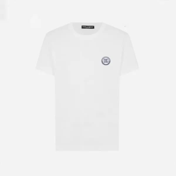 돌체앤가바나 남성 반팔 티셔츠 - Dolce&Gabbana Mens Round Tshirt… - 1