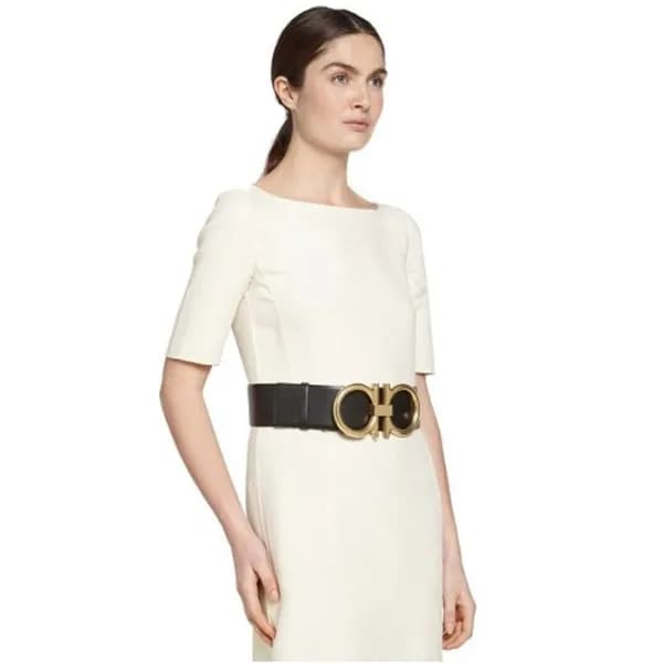 살바토레 페라가모 여성 간치오 벨트 - Ferragamo Womens Gancio Belt… - 1