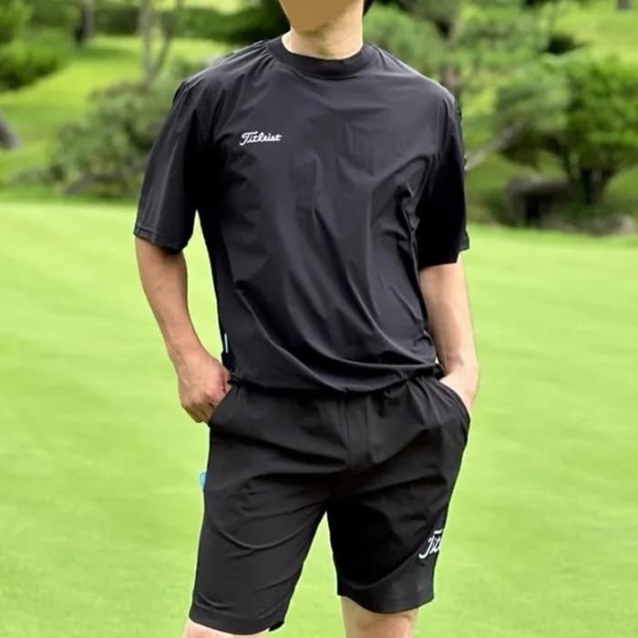 [Titleist] 타이틀리스트 남성 투어 핏‘S 우븐 탑&셔츠 세트 - gol1646x - 1