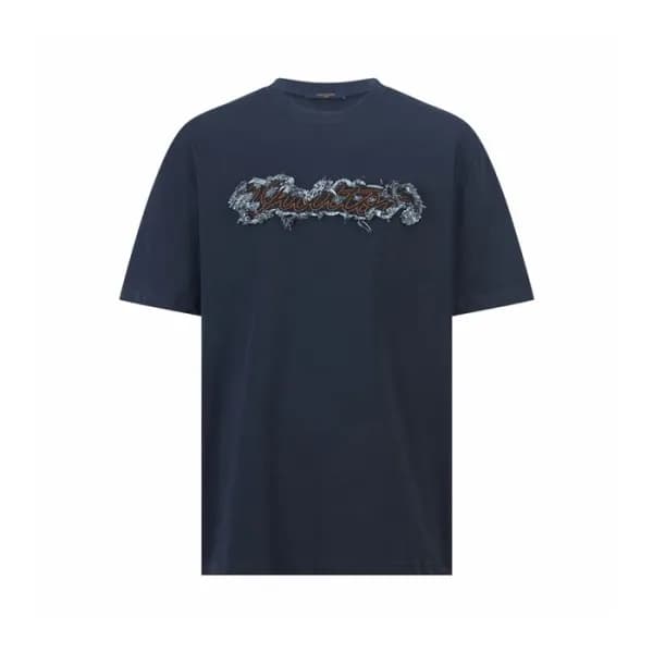 루이비통 남성 라운드 반팔 티셔츠 - Louis vuitton Mens Round Tshi… - 1