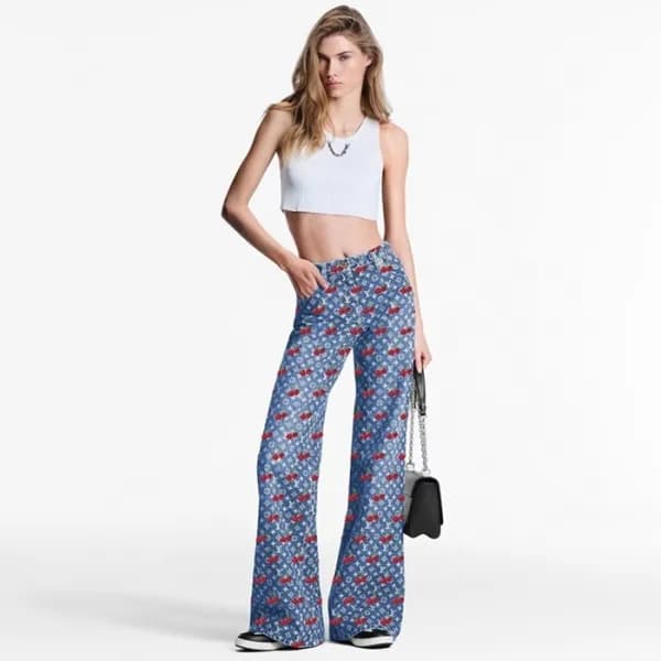 루이비통 여성 LV x TM 체리 청바지 - Louis vuitton Womens LV x… - 1