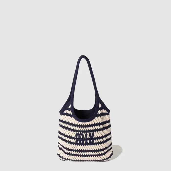 미우미우 여성 아이비 크로셰 토트백 - Miumiu Womens Ivy Crochet To… - 1