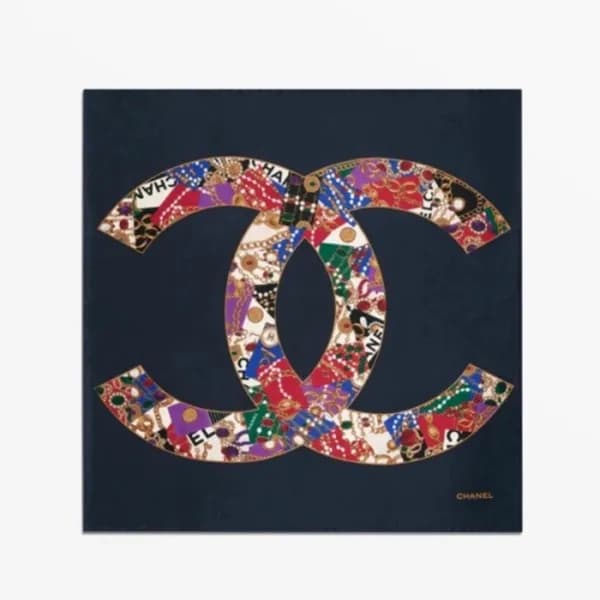 샤넬 여성 까멜리아 스퀘어 스카프 - Chanel Womens Camellia Square… - 1