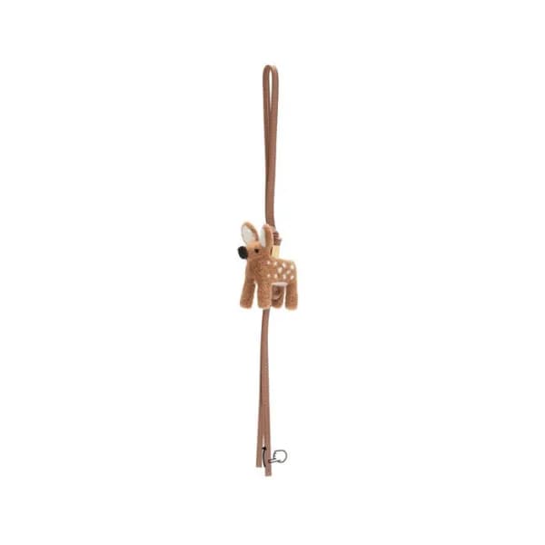 로에베 남/녀 사슴 펠트 참 - Loewe Unisex Deer Felt Charm - a… - 1