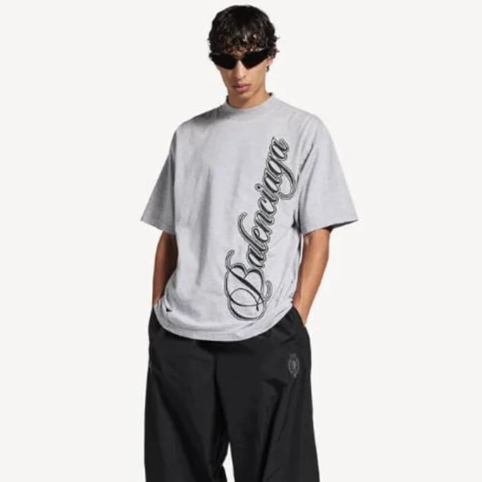 발렌시아가 남성 라운드 반팔 티셔츠 - Balenciaga Mens Round Tshirt… - 1