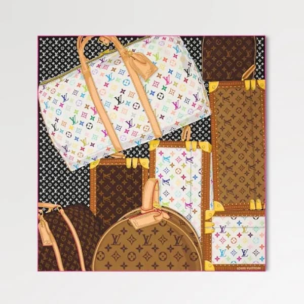 루이비통 여성 스퀘어 스카프 - Louis vuitton Womens Square Scar… - 1