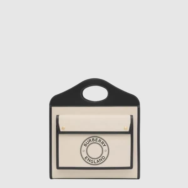 버버리 여성 미니 로고 그래픽 포켓 백 - Burberry Womens Mini Logo … - 1
