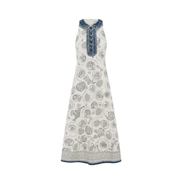 알레마이스 여성 럭키 레이스업 미디 드레스 - Alémais Womens Lucky Lac… - 1