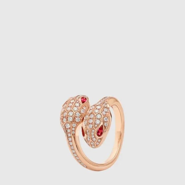 불가리 여성 서펜티스 세두토리 반지 - Bvlgari Womens Serpentis Sed… - 1