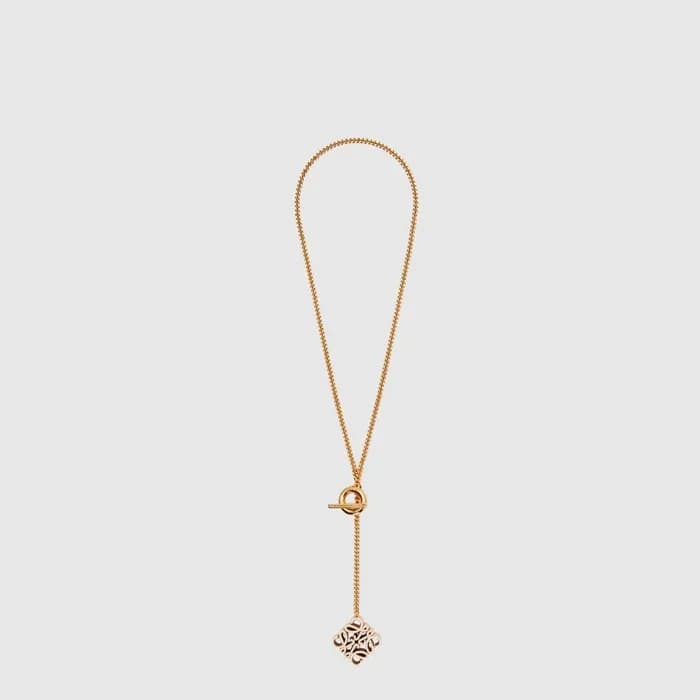 로에베 여성 페이브 애너그램 네크리스 - Loewe Womens Fave Anagram Necklace - acc9961x - 1