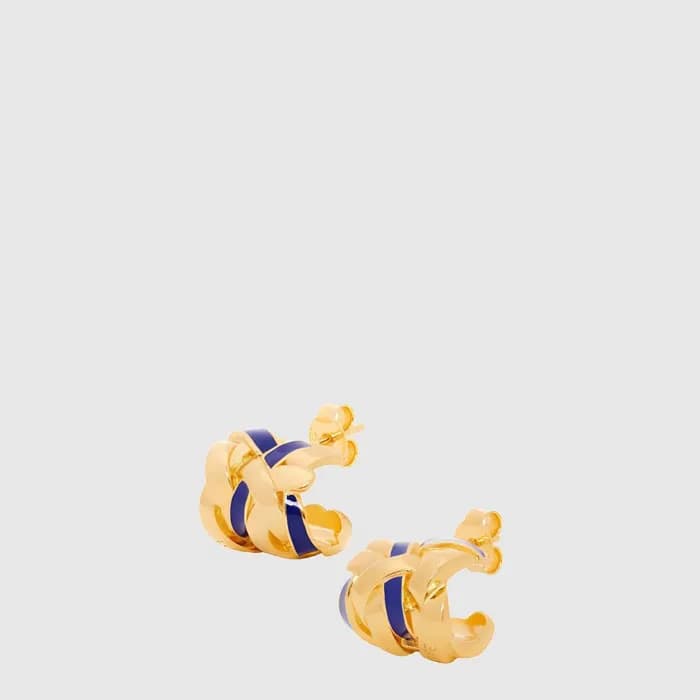 로에베 여성 네스트 스몰 후프 이어링 - Loewe Womens Nest Small Hoop Earring - acc9972x - 1