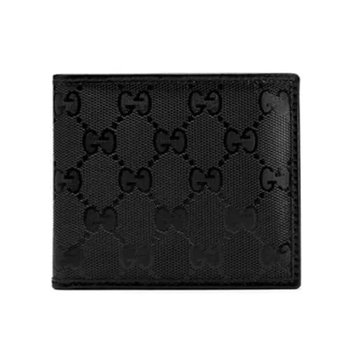 [구찌] 블랙 남성용 지갑 gu0008q - Gucci Black Mens Wallet - 1