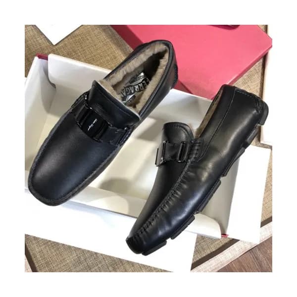 FERRAGAMO 2018 MENS STRAP LEATHER LOAFER - 페레가모 남… - 1