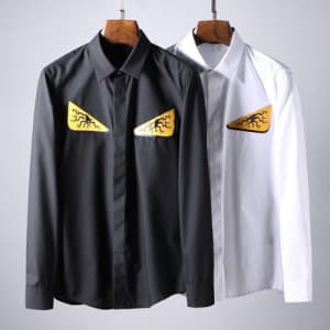 Fendi 2018 Mens Cotton Shirt - 펜디 신상 남성 코튼 셔츠 FEN0… - 1