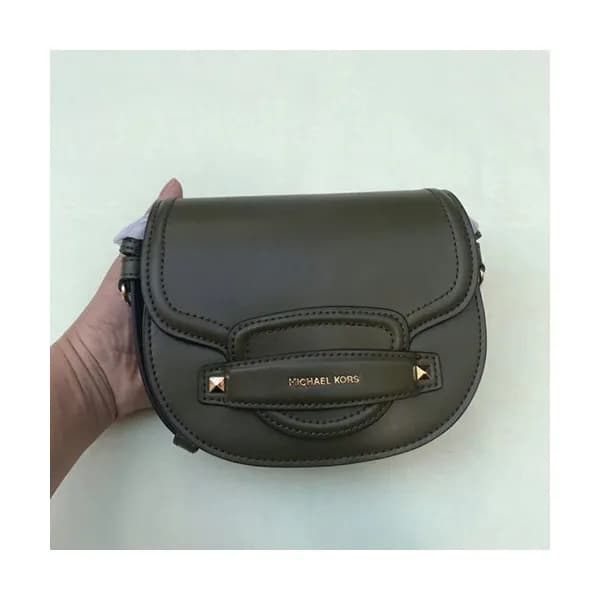 Michael Kors 2019 Leather Saddle Shoulder Bag, 17.… - 1