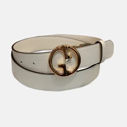 Gucci 2019 Ladies GG Buckle Leather Belt - 구찌 신상 여… - 1