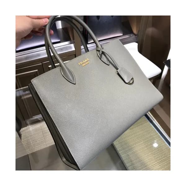 Prada Saffiano Tote Shoulder Bag,34cm - 프라다 사피아노 여… - 1