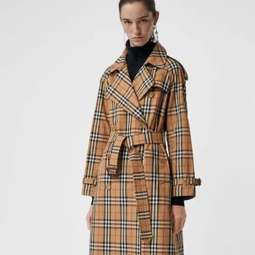 Burberry 2018 Ladies Trench Check Coat - 버버리 여성 트렌… - 1