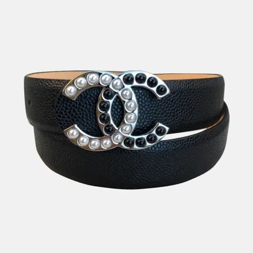 Chanel 2019 Ladies Classic CC Preal Buckle Leather… - 1