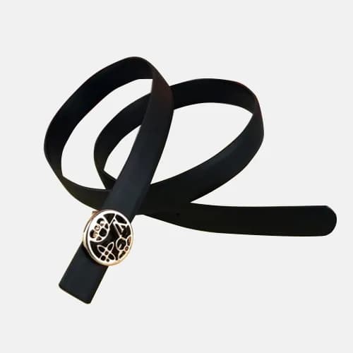 Louis vuitton 2019 Ladies Steel Buckle Leather Bel… - 1