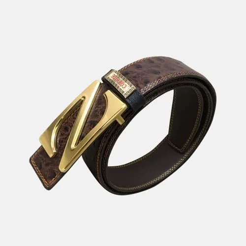Ermenegildo Zegna 2019 Mens Business Leather Belt … - 1