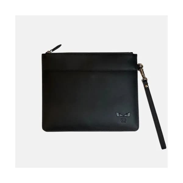 Fendi Leather Clutch Bag ,30CM - 펜디 레더 남성용 클러치백 FE… - 1