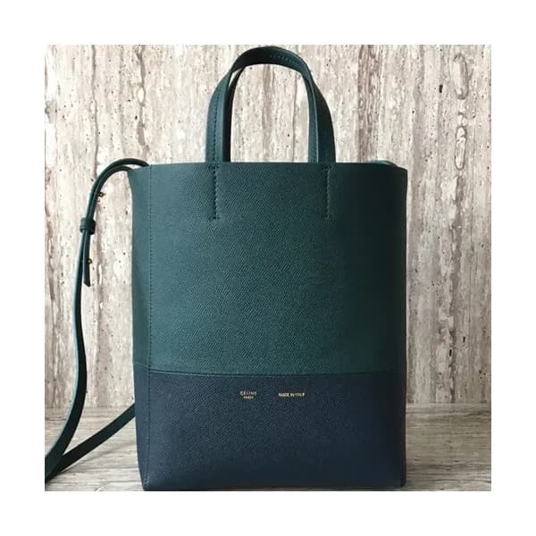 Celine Vertical Cabas Leather Tote Shoulder Bag,27… - 1