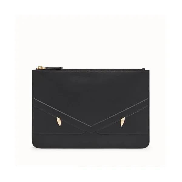 Fendi 2019 Leather Bag Bugs Clutch Bag ,29.5CM - 펜… - 1