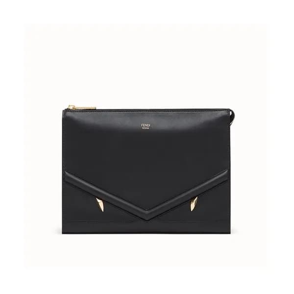 Fendi 2019 Leather Bag Bugs Clutch Bag ,25CM - 펜디 … - 1