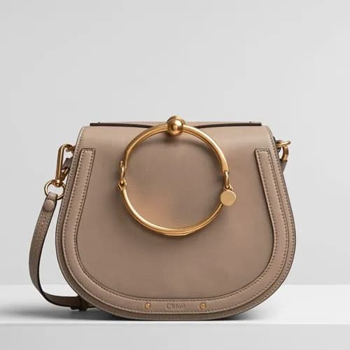Chole 2019 Nile Large Leather Shoulder Bag, 24cm -… - 1