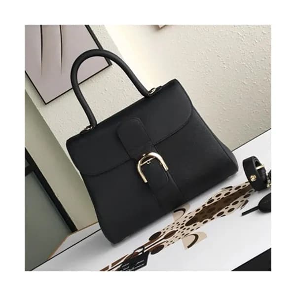 Delvaux 2019 Leather Tote Shoulder Bag,28 CM - 델보 … - 1