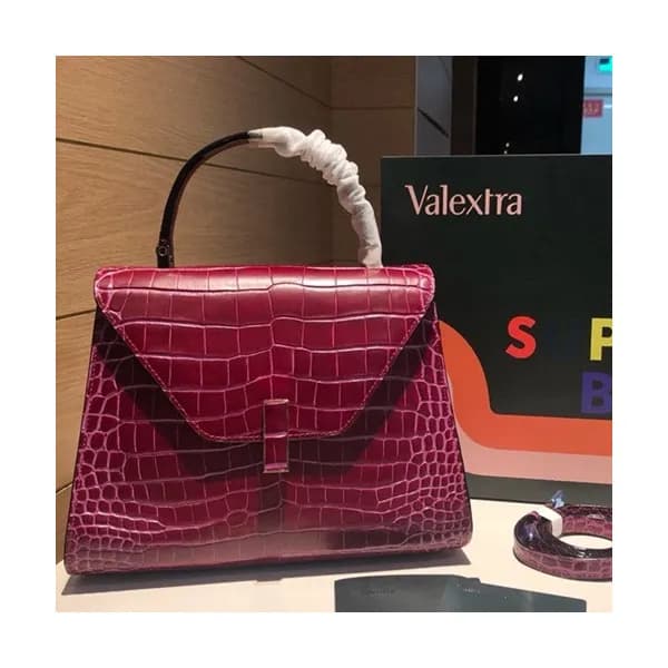 Valextra 2019 Leather Tote Shoulder Bag,26CM - 발렉스… - 1