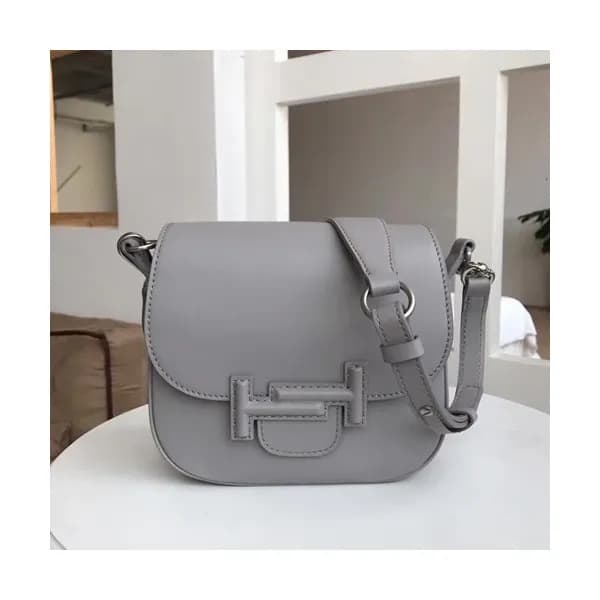 Tod's 2019 Double T Leather Shoulder Bag,22cm … - 1