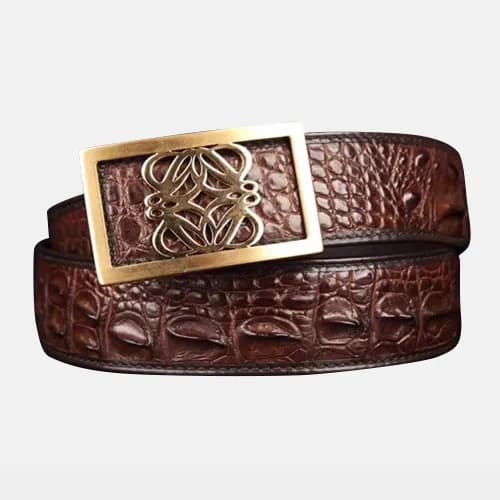 Loewe 2019 Mens Crocodile Leather Bellt - 로에베 2019… - 1