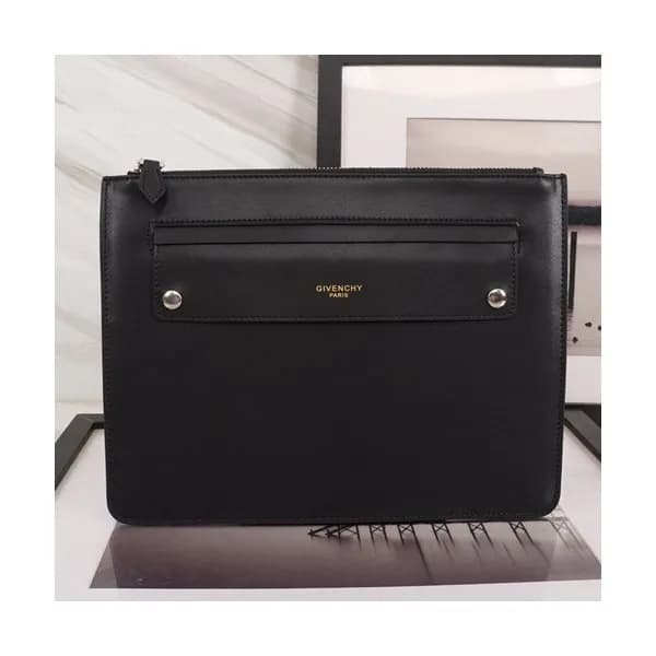 Givenchy 2019 Leather Clutch Bag,30cm - 지방시 2019 레… - 1