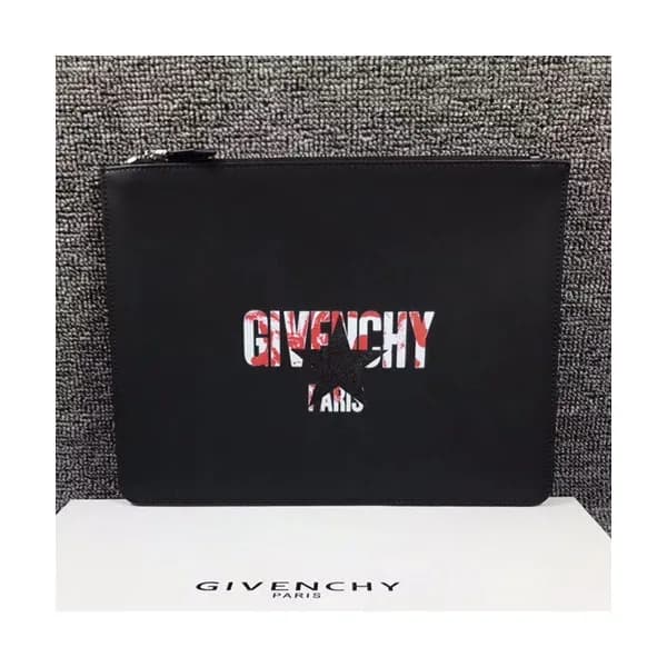 Givenchy 2019 Leather Clutch Bag,30cm - 지방시 2019 레… - 1