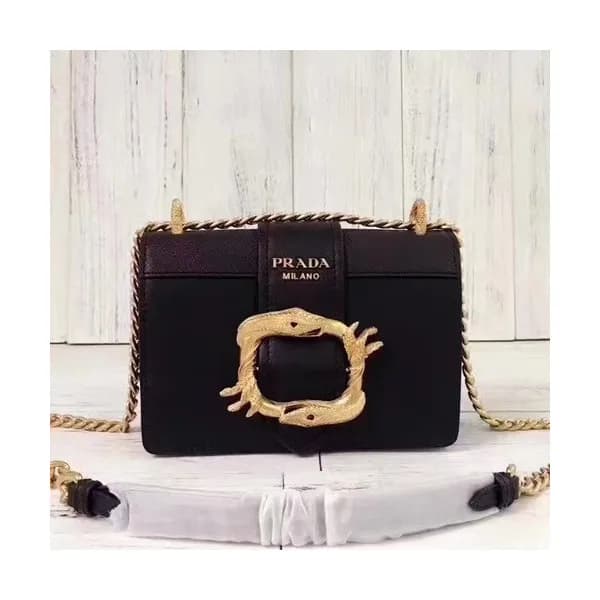 Prada 2019 Leather Chain Shoulder Bag,20cm - 프라다 2… - 1