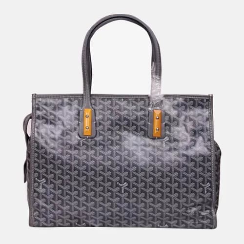 Goyard 2019 PVC & Leather Tote Shopper Bag - 고야드 2… - 1