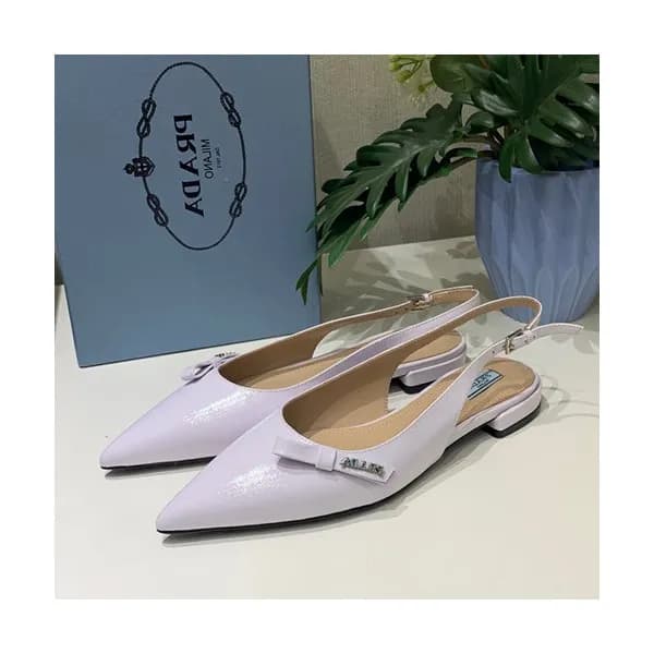 Prada 2019 Ladies Leather Slingback - 프라다 2019 여성용… - 1