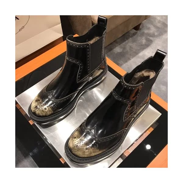 Prada 2019 Mens Leather Boots - 프라다 2019 남성용 레더 부츠… - 1