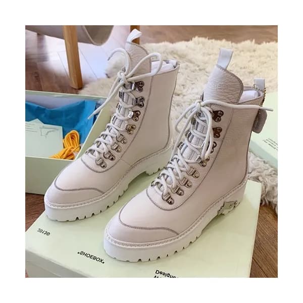 Off-white 2019 Ladies Leather Boots - 오프화이트 2019 여… - 1