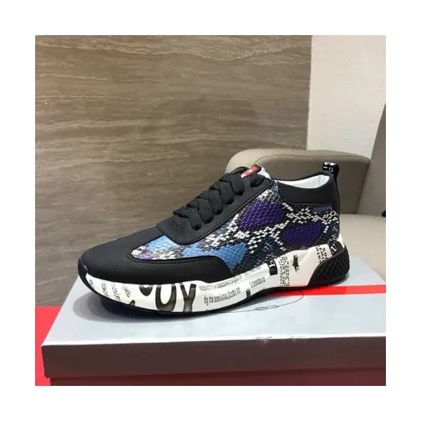 Prada 2019 Mens Leather Sneakers - 프라다 2019 남성용 레더… - 1