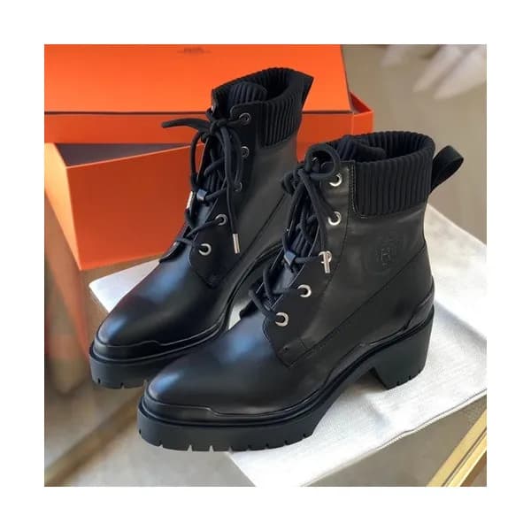 Hermes 2019 Ladies Middle Heel Ankle Boots - 에르메스… - 1