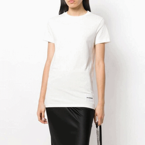 Jil Sander 2019 Mm/Wm Basic Crew-neck Cotton Short… - 1