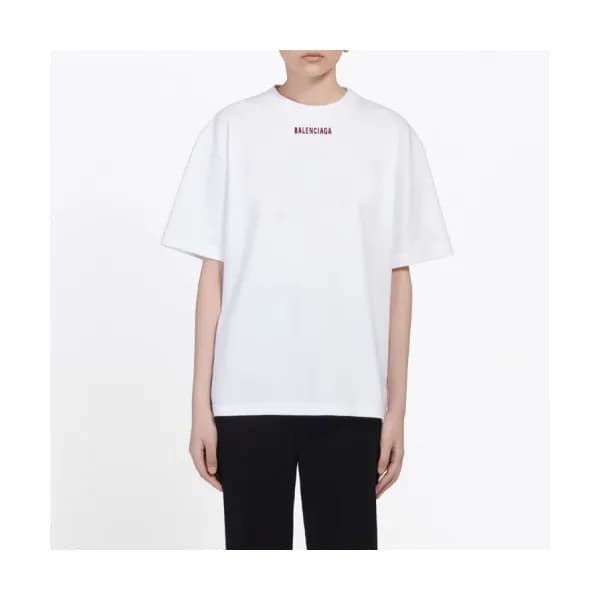 [발렌시아가]Balenciaga 2020 Mm/Wm Logo Cotton Short Sle… - 1