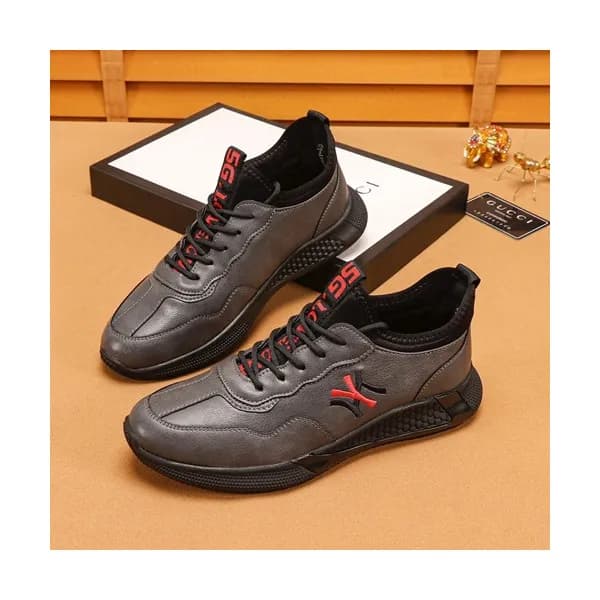 Gucci 2019 Mens Leather Sneakers - 구찌 2019 남성용 레더 … - 1