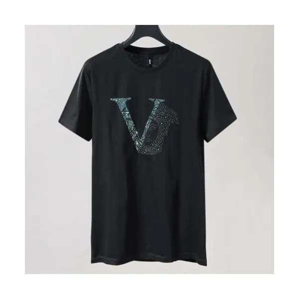 [베르사체]Versace 2020 Mens Logo Silket Short Sleeved … - 1