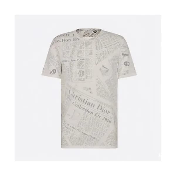 [디올]Dior 2020 Mm/Wm Logo Silket Short Sleeved Tshi… - 1