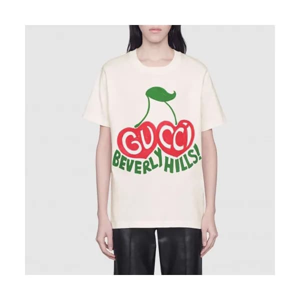 [매장판]Gucci 2020 Mm/Wm Logo Cotton Short Sleeved Ts… - 1