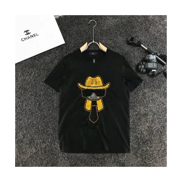 [펜디]Fendi 2020 Mens Logo Casual Short Sleeved Tshi… - 1